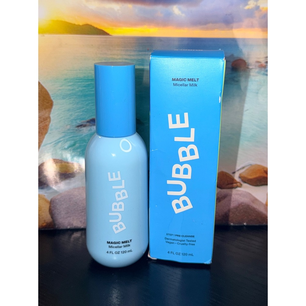 Bubble Magic Melt Micellar Milk Makeup Remover Pre-Cleanse 4oz New